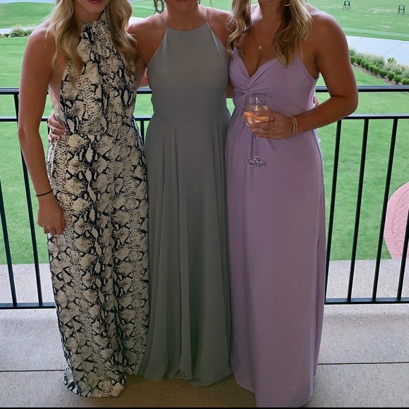 Capulet Judith Knot Front Maxi Dress in Lavender - Picture 4 of 5